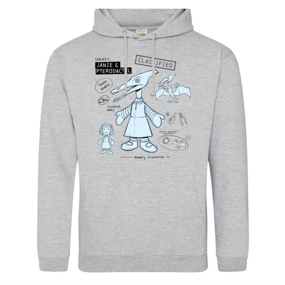 Disney Mens Pterodactyl Hoodie / Gray